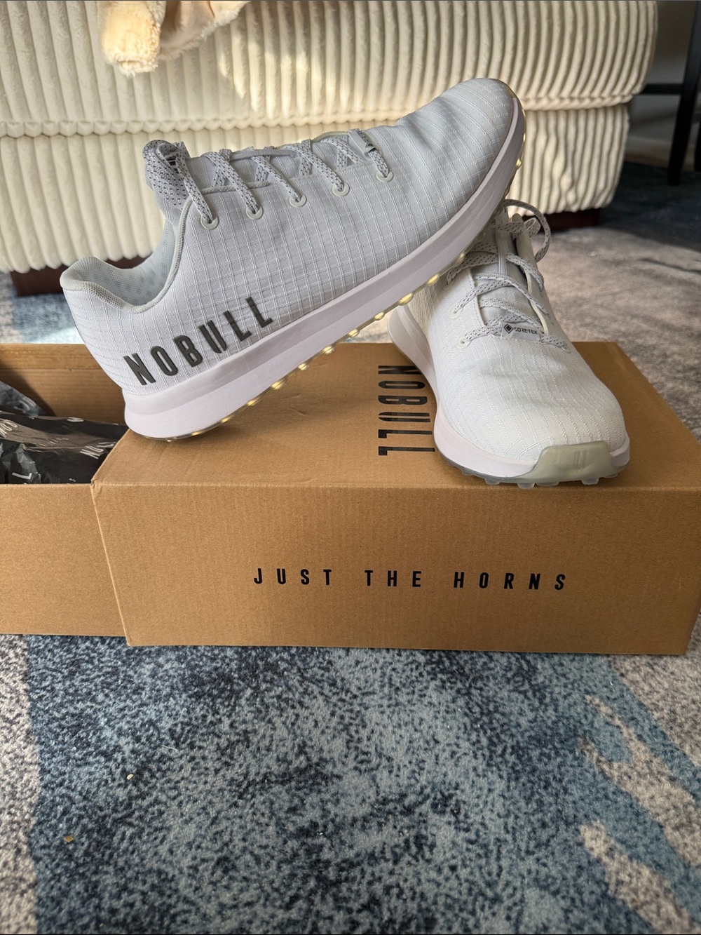 NOBULL White Ripstop Golf Shoe